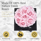 Preserved Roses In A Box - Forever Flowers, Immortal Roses, Eternal Rose Preserved Flowers For Delivery Prime Mothers Day & Vale