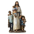Avalon Gallery Christian Home D  cor Hand-Painted Michael Adams Figurine, 7-Inch, Welcome The Stranger