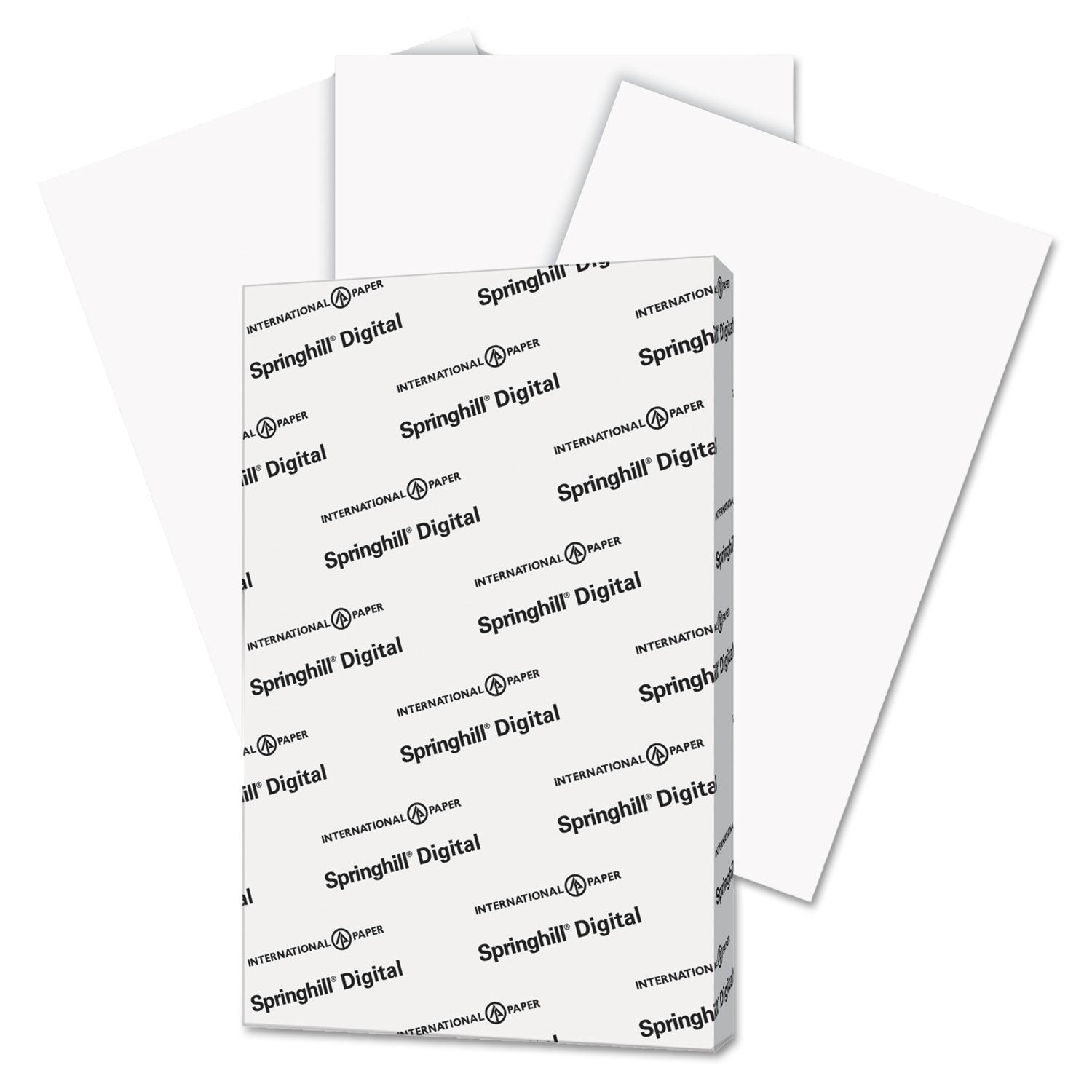 Springhill 16004 Digital Vellum Bristol White Cover, 67 Lb, 11 X 17, White, 250 Sheets/Pack