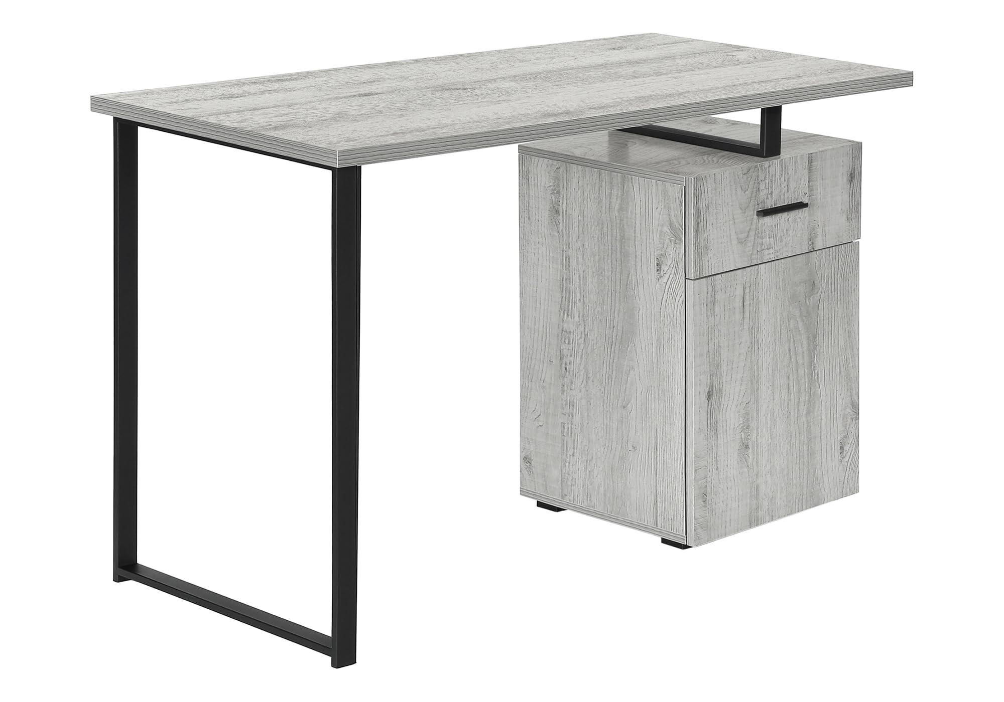 Monarch Specialties 7763 Computer Desk, Home Office, Laptop, Left, Right Set-up, Storage Drawers, 48 L, Work, Laminate, Contempo