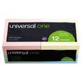 Universal One Standard Self-Stick Notes, 3 X 3, 4 Pastel Colors, 12 100-Sheet Pads/Pack