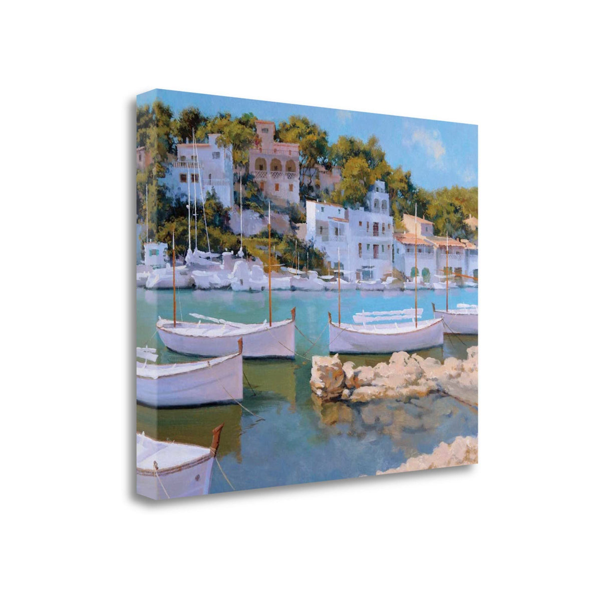 26' Coastal Inspired European Cove Gallery Wrap Canvas Wall Art