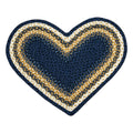 Earth Rugs Rug, 20 by 30, Light Dark Blue/Mustard