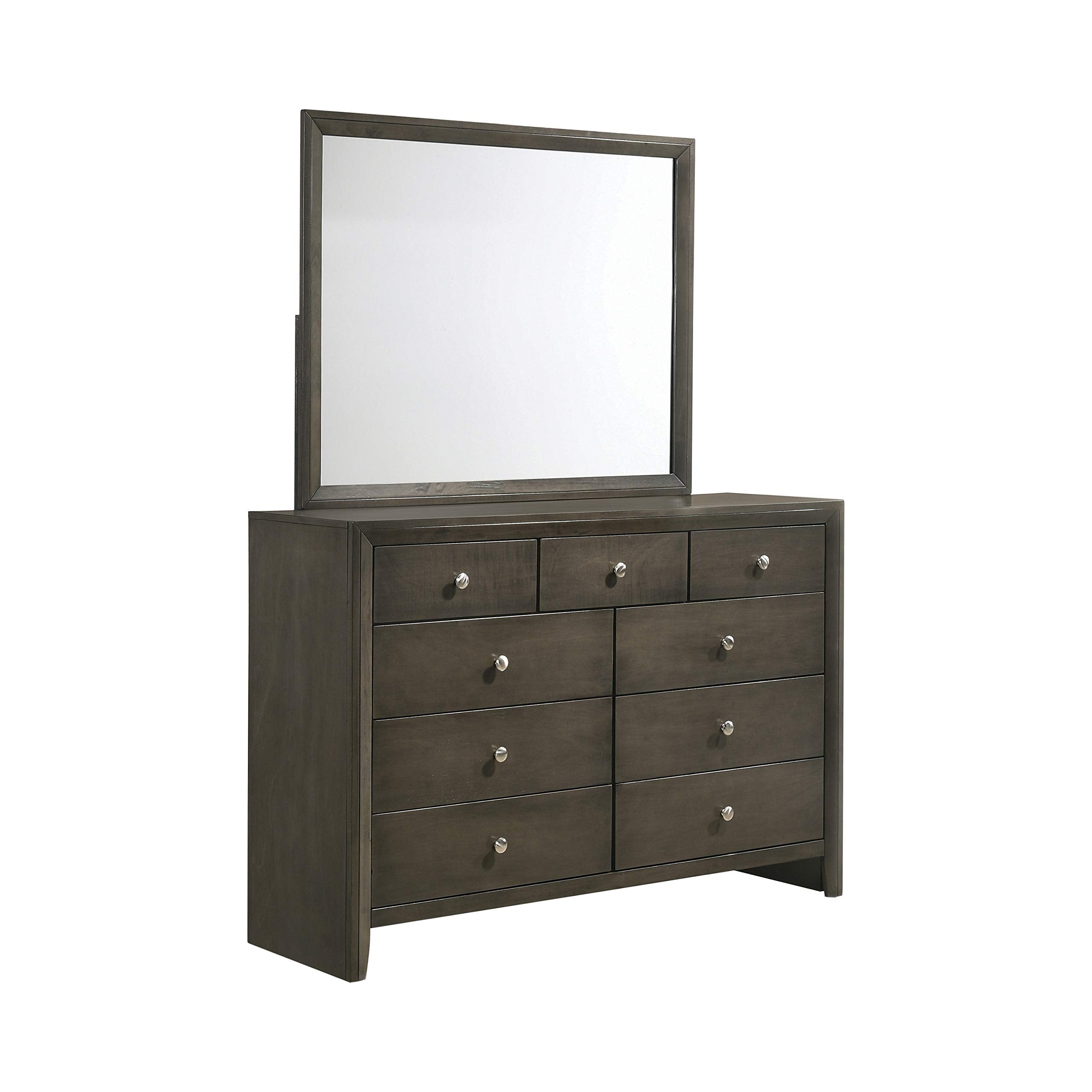 Coaster Home Furnishings Serenity Rectangle Dresser Mirror Mod Grey