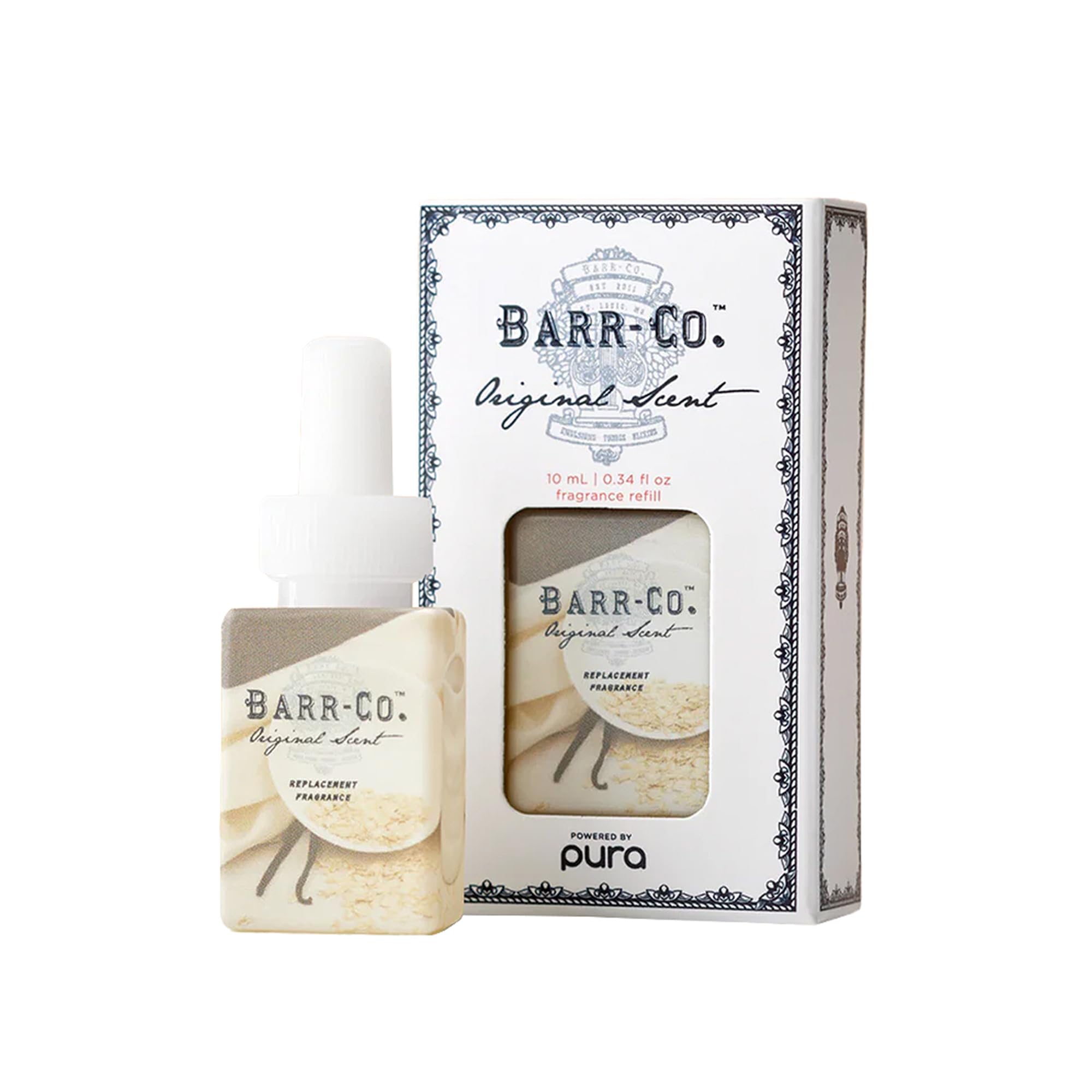 BARR-CO Original Scent Pura Diffuser Refill, A Dreamy Milk, Oat, Vetiver & Vanilla Aroma, All-Natural Fragrance, Pura Compatible