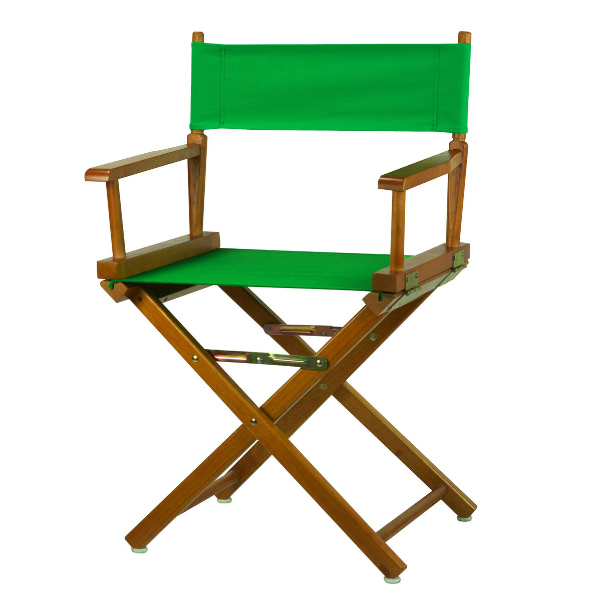 Casual Home Director'S Chair ,Honey Oak Frame/Green Canvas,18&quot; - Classic Height