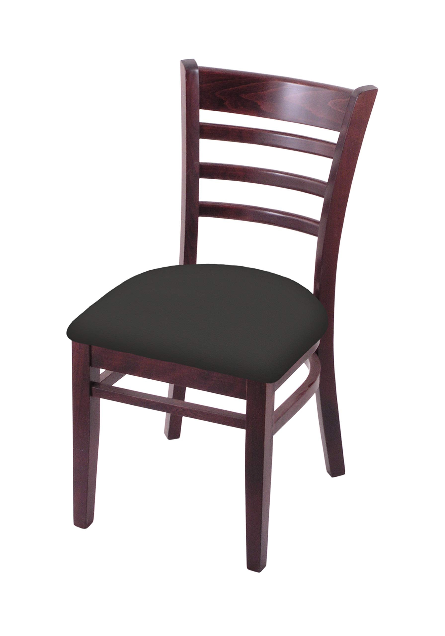 Holland Bar Stool Co. 3140 18 Chair with Dark Cherry Finish and Canter Iron Seat