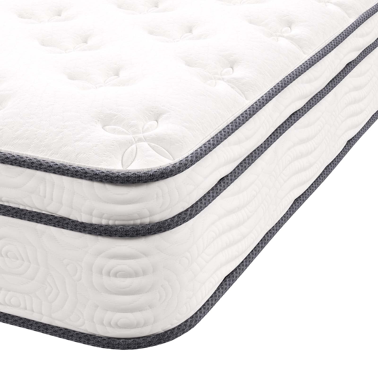 Modway Jenna 10?Innerspring and Memory Foam Twin Mattress With Individually Encased Coils