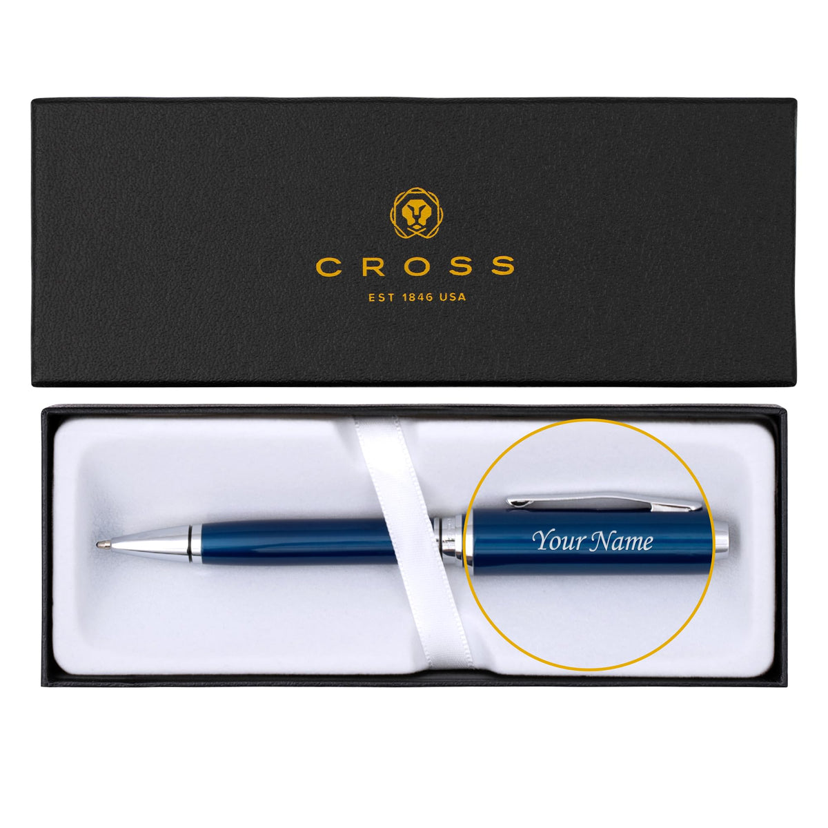 Personalized, Custom Engraved Cross Pen For Men Or Women | Cross Coventry Ballpoint Pen | Luxury Gift For Office, Graduation And