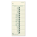 Tops 12593 Time Card For Acroprint/Ibm/Lathem/Simplex, Weekly, 3 1/2 X 9, 100/Pack
