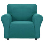 Znsayotx Super Stretch Chair Slipcover Universal Sofa Chair Covers For Living Room Dogs Pet Furniture Protector Spandex Armchair Slipcovers With Anti Slip Foam Sticks (Peacock Teal, Chair)