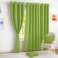 Story@Home 100% True Blackout Door Curtains 7 Feet Long Set Of 1 | Plain Design | Room Darkening Curtain | Thermal Insulated Cur