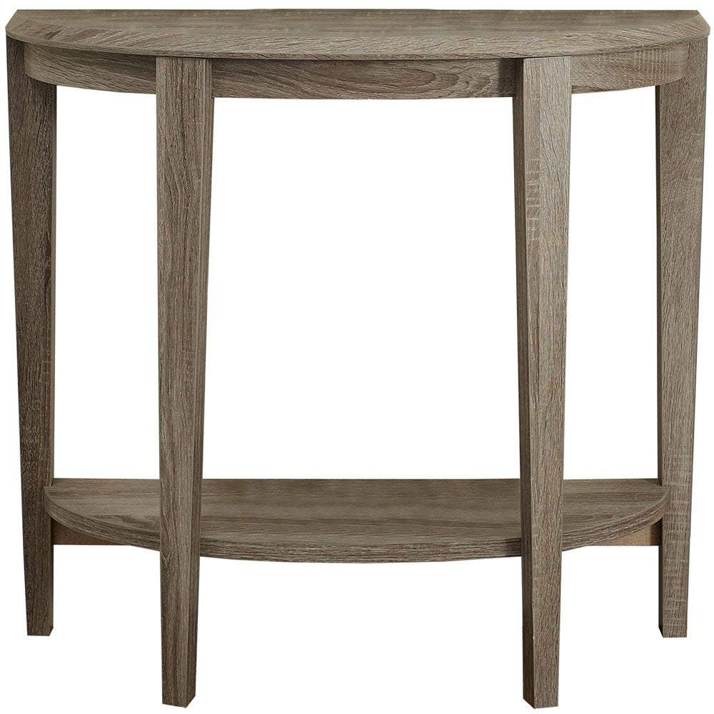 Monarch Specialties Accent Table 36" L - Dark Taupe Hall Console