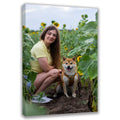 Custom Canvas Prints with Your Photos Custom Wall Art Personalized Canvas Pictures for Pet/Family Gifts for Mom/Men/Women (18 