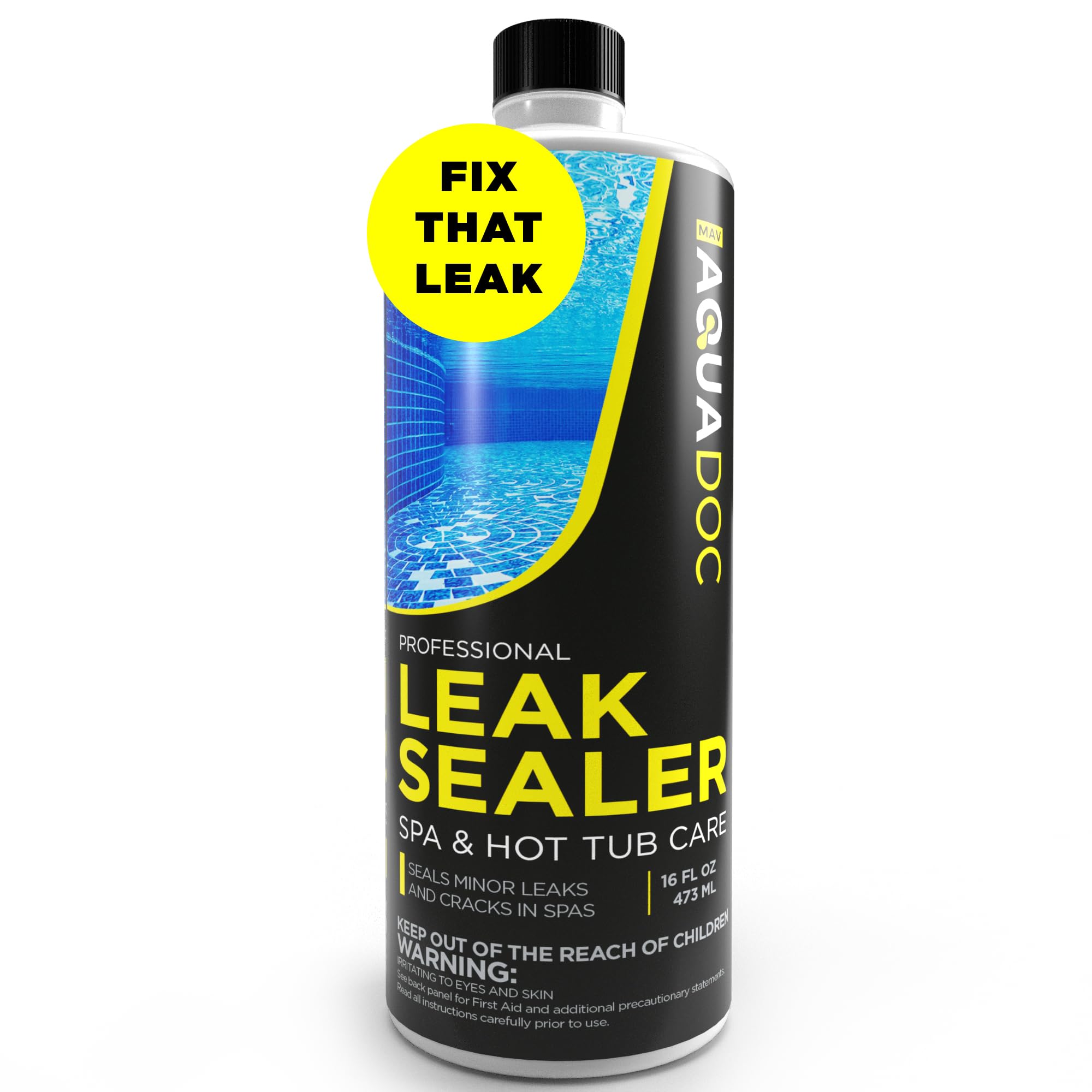 Aquadoc | Spa Leak Repair & Hot Tub Leak Sealer, Easily Fix A Leak For Spas, Hot Tub Leak Stop Kit To Fix A Leak In Spas. Hot Tu