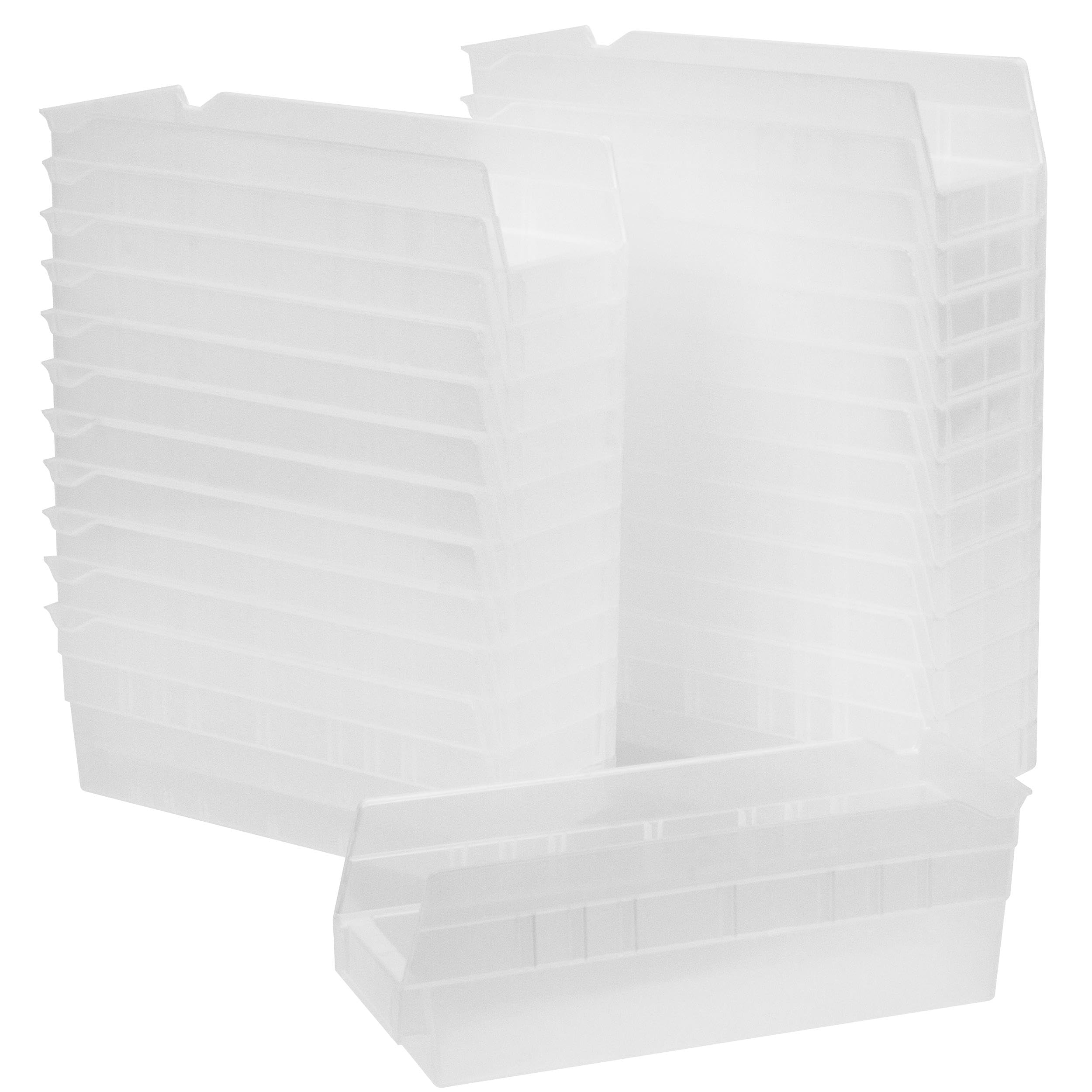 Akro-Mils 30120 Plastic Organizer And Storage Bins For Refrigerator, Kitchen, Cabinet, Or Pantry Organization, 12-Inch X 4-Inch