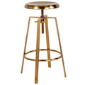 Flash Furniture Swivel Lift Barstool, 1 Pack, Gold