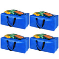 Heavy Duty Large Storage Bags, XL Blue Moving Bags for College Dorm Room Essentials, Moving Supplies Compatible with IKEA Frakta