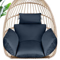 Magic Elephant Egg Chair Cushion, Memory Foam Indoor Outdoor Hanging Egg Chair Cushion Replacement, Patio Basket Swing Cushion W