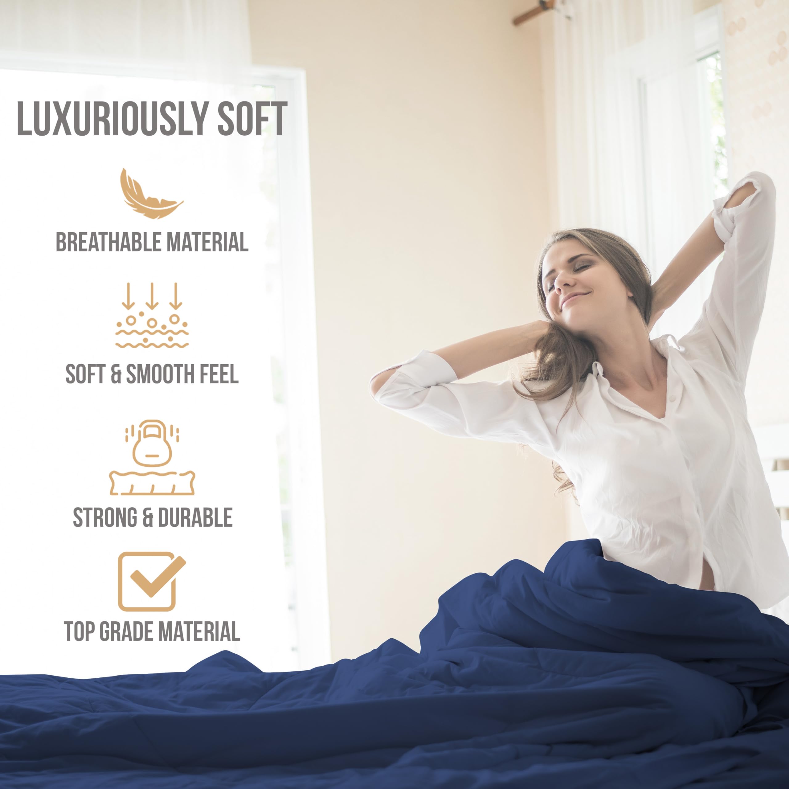 Abeero Home Twin Sheets Set - Luxury Hotel Bed Sheets - Soft Cooling Sheets With Elastic Corner Straps - Deep Pocket Microfiber