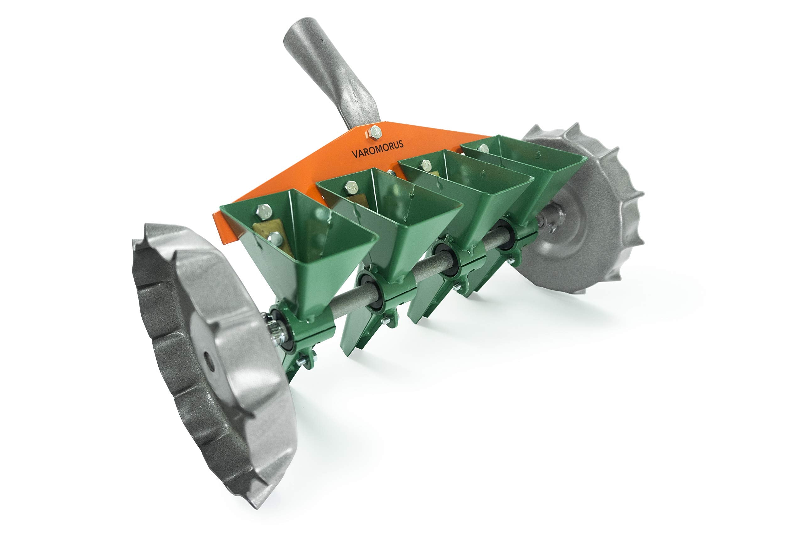 Varomorus Metal Precision Manual Seeder For Vegetables Greens Onion Radish Beets (4-Row)