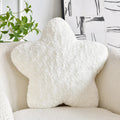 Zcnyclam Star Pillow, 19.7' Star Shaped Plush Pillow For Couch Bed Sofa, Cute Decorative Throw Pillows With Soft Faux Fur Room