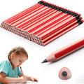 Seajan 48 Pcs 2b Jumbo Pencils, Big, Fat, Thick, Triangular Grip 7 Inch Large Pencils Refill with Eraser for Beginners Office Ch
