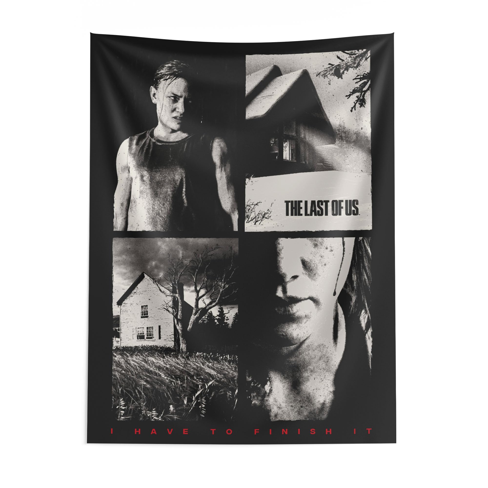 Northwest Playstation The Last Of Us Woven Wall Hanging, Fabric Poster Wall Art, 40x57 inches