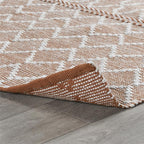Kosas Home Sonora 60 X 96 Polyester Fabric Accent Rug In Terracotta/Ivory