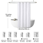 Stall Boho Shower Curtain White Tassel Woven Fabric Shower Curtain 42 X 72 Modern Farmhouse Textured Tufted Chevron Striped Mini