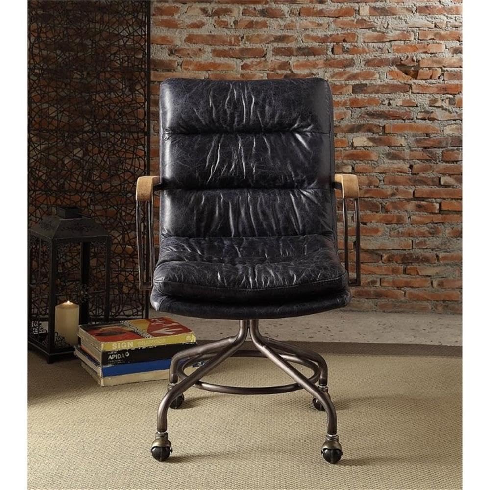 Acme Hedia Leather Swivel Office Chair - Thumbnail 4