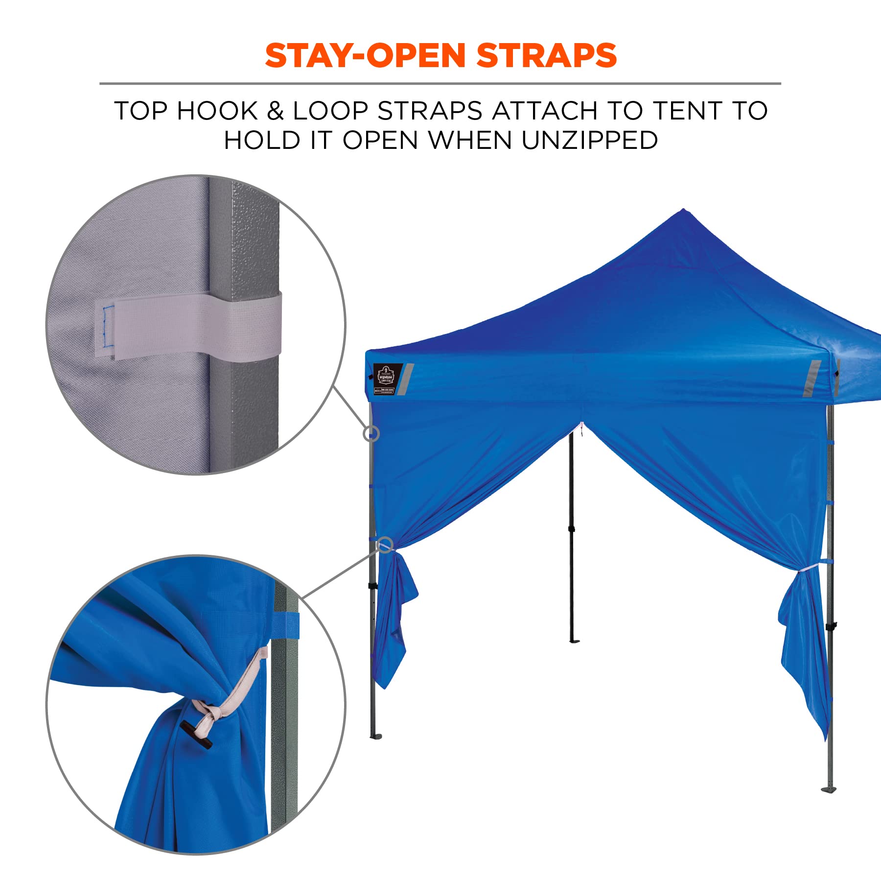 Ergodyne 6096 Pop-Up Tent Sidewall - Thumbnail 4