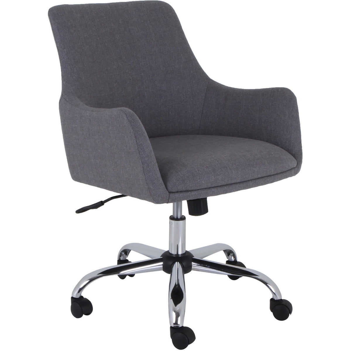 Lorell Mid-Century Modern Guest Chair, Gray