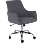Lorell Mid-Century Modern Guest Chair, Gray