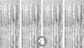Flyloons Silver Foil Curtains For Birthday Decoration Items Backdrop Pack Of 4 Baby Shower Anniversary, Marriage, Bachelorette P