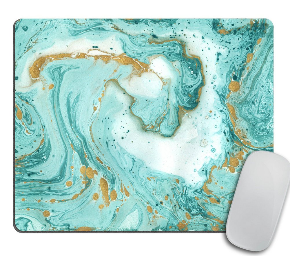 Marble Mousepad, Glitter Mousepad, Desk Decor, Office Accessories, Modern Mouse Pad, Personalized Mouse Pad, Rectangle Mousepad,