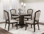 Sunset Trading Vegas Dining/Poker Table Set, Distressed gray