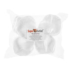 Super Z Outlet Silk Fabric Flower Mini Rose Petals For Weddings (1000 Pieces) (White)