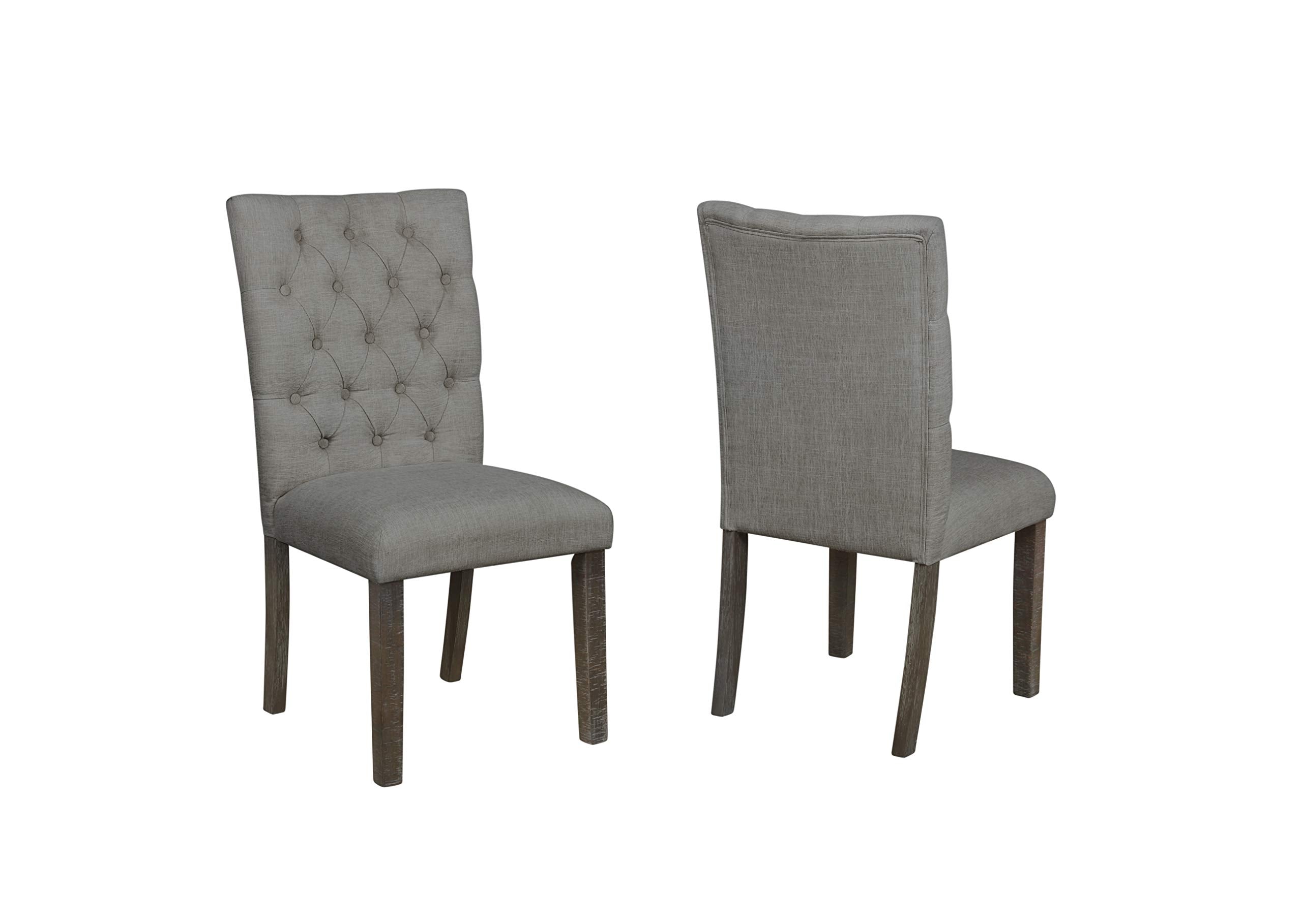 Best Quality Furniture D316D7-Sc Dining Set, Gray