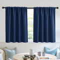 RYB HOME Bathroom Curtains Privacy - Blackout Curtains Small Window Short Drapes for Kitchen Bedroom Living Room Kids Nursery Ro