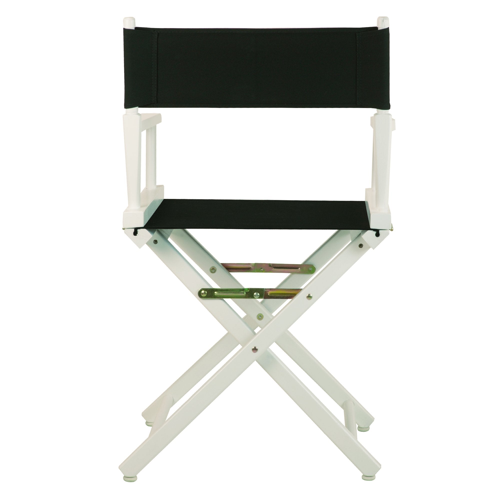 Casual Home 18&quot; Director'S Chair White Frame With Black Canvas