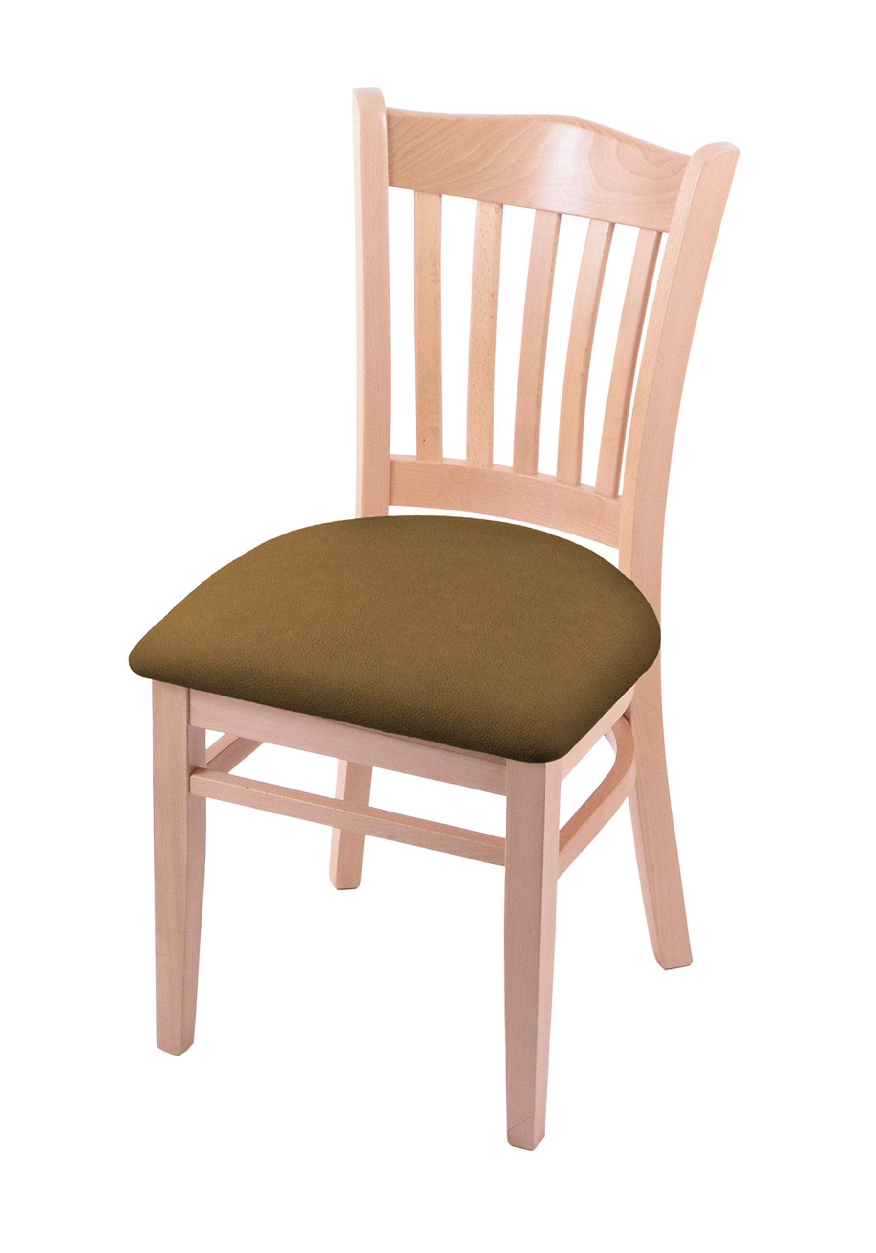 Holland Bar Stool Co. 3120 18 Chair with Natural Finish and Canter Saddle Seat