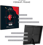Mcs Format Frames, 8 X 8 In, Black, 6 Count