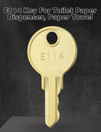Keys For E114 Toilet Paper Dispenser, 10 Pack E-114 Paper Towel Key Replacement