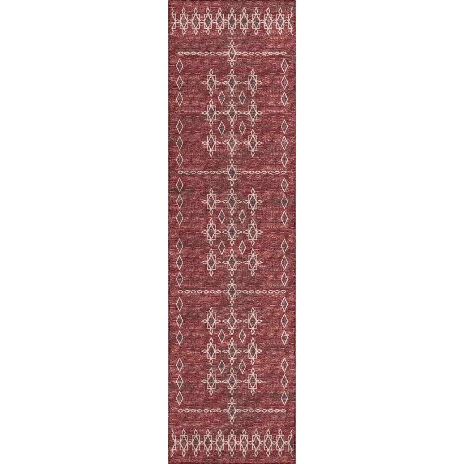 Sedona Sn3 Red Transitional Rug Runner 2' 3" X 10'