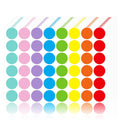 Starliboo Dot Stickers,1440 Pcs Color Code Label, 1Inch Garage Sale Stickers, Yard Sale Price Labels, Writable Not Blurry (8 Col