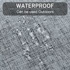 Otostar Pack Of 4 Outdoor Throw Pillow Covers 18 X 18 Inch Garden Decorative Waterproof Pillow Covers Square Outdoor Pillowcases