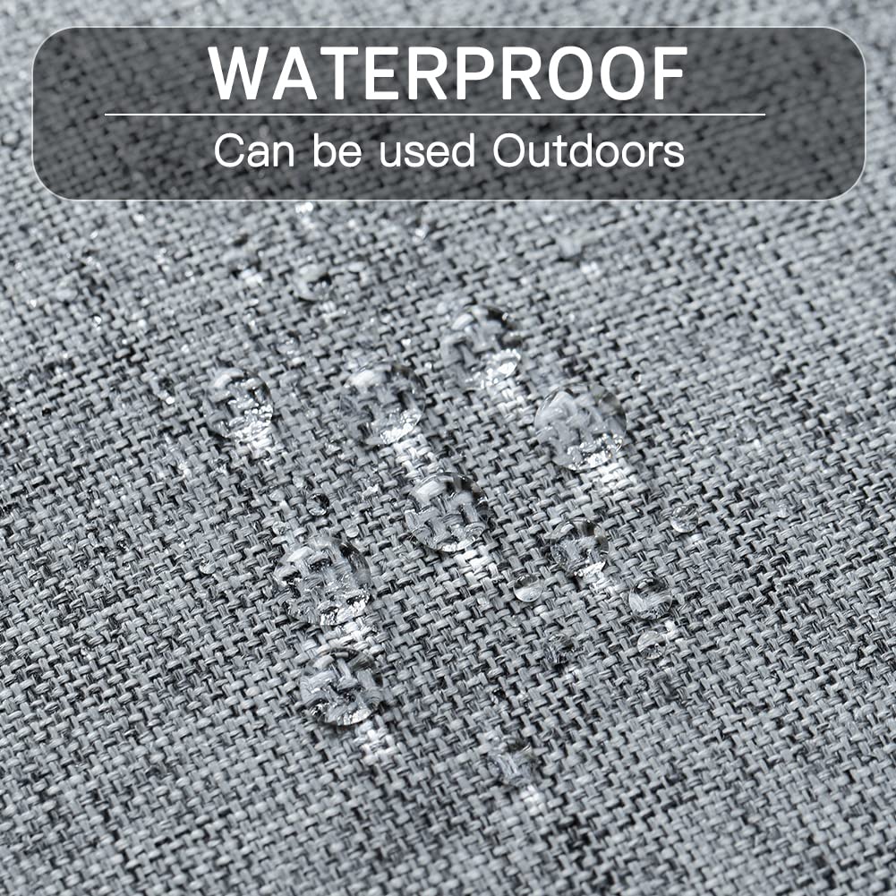 Otostar Pack Of 4 Outdoor Throw Pillow Covers 18 X 18 Inch Garden Decorative Waterproof Pillow Covers Square Outdoor Pillowcases