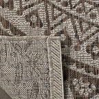 Safavieh Courtyard Collection 2'3' X 6'7' Light Beige / Light Brown Cy8734 Indoor/ Outdoor Waterproof Easy Cleaning Patio Backyard Mudroom Runner Rug
