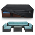Startwo Patio Furniture Covers Waterproof, Anti-Uv Tear-Resistant Heavy Duty Outdoor Furniture Cover For Sectional Sofa, Patio Table Cover, 78'Lx62'Wx30'H, Black